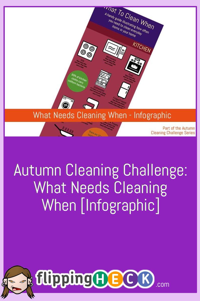 Autumn Cleaning Challenge: What Needs Cleaning When [Infographic]