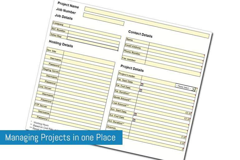 Managing Projects in one Place