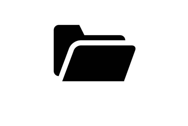 Icon of a folder