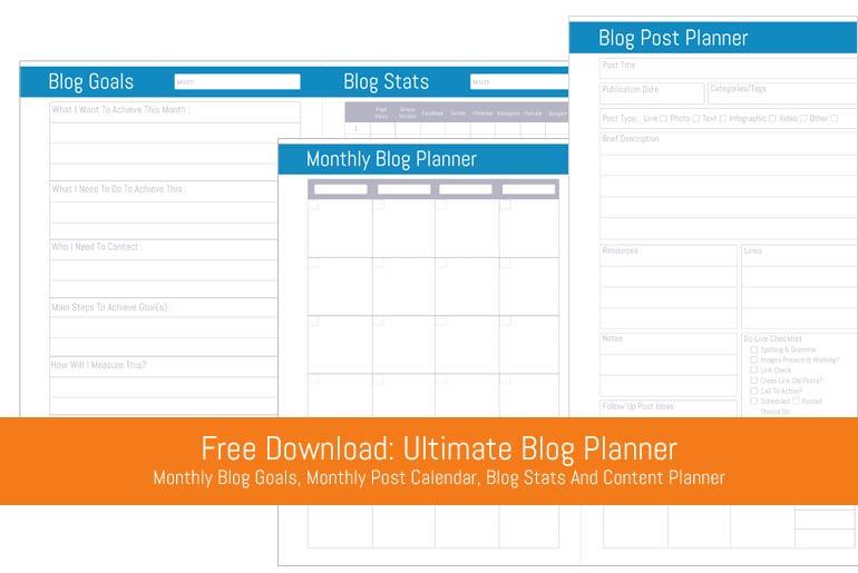 Ultimate Blog Planner