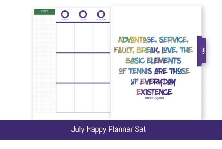 July Happy Planner Set Flipping Heck! Learning To Be Productive One