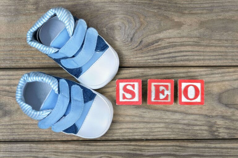 Seo Block Letters And Baby Shoes