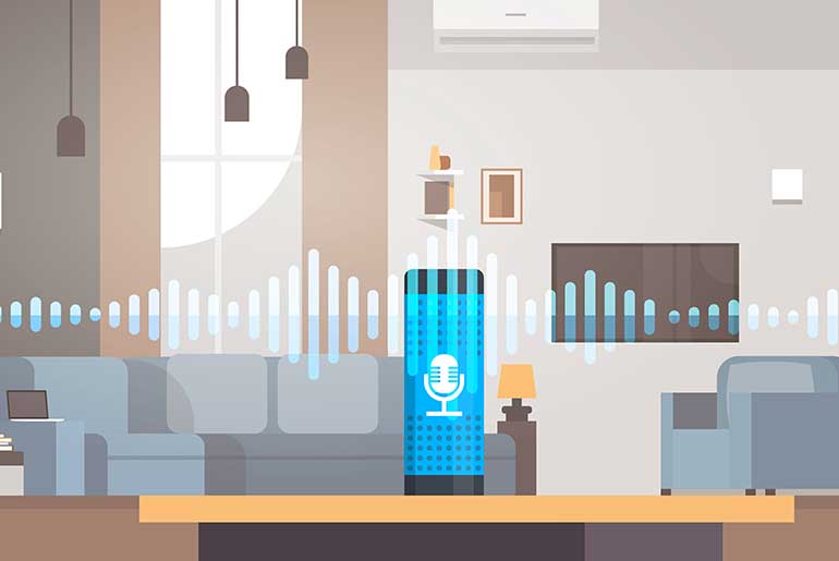 Illustration of Smart Home Speaker