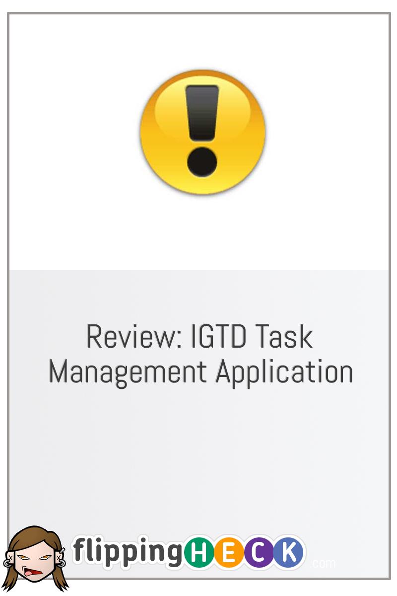 Review: iGTD Task Management Application
