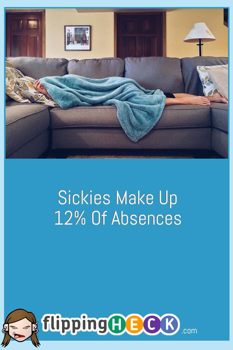 Sickies Make Up 12% Of Absences