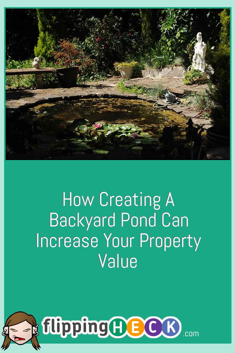 How Creating A Backyard Pond Can Increase Your Property Value