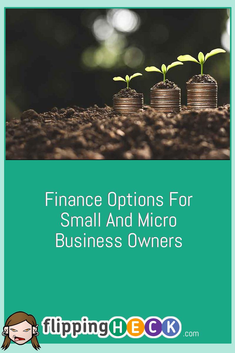 Finance Options For Small And Micro Business Owners