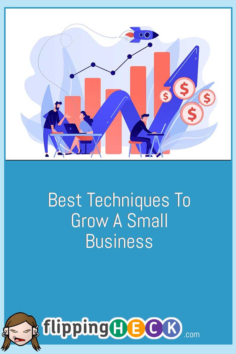 Best Techniques To Grow A Small Business