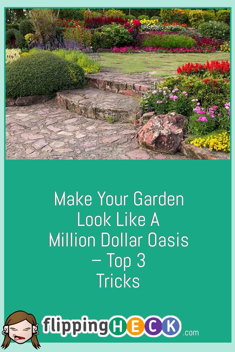 Make Your Garden Look Like A Million Dollar Oasis – Top 3 Tricks