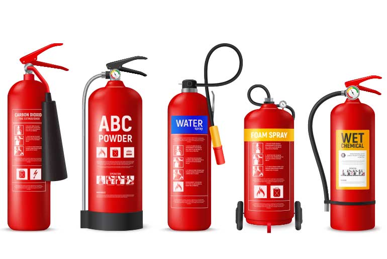 Types Of Fire Extinguishers