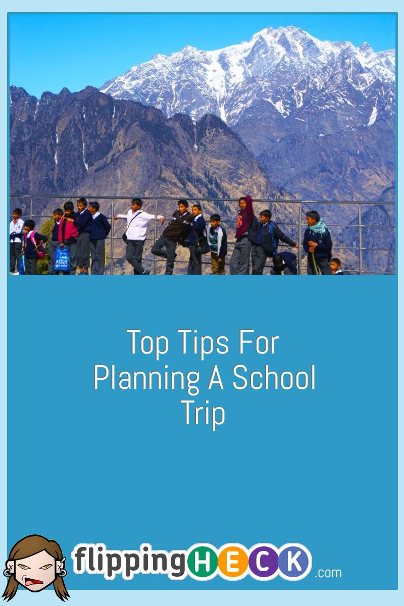 Top Tips For Planning A School Trip