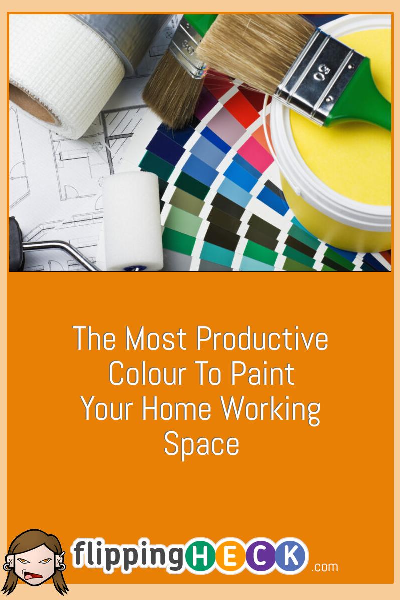 The Most Productive Colour To Paint Your Home Working Space