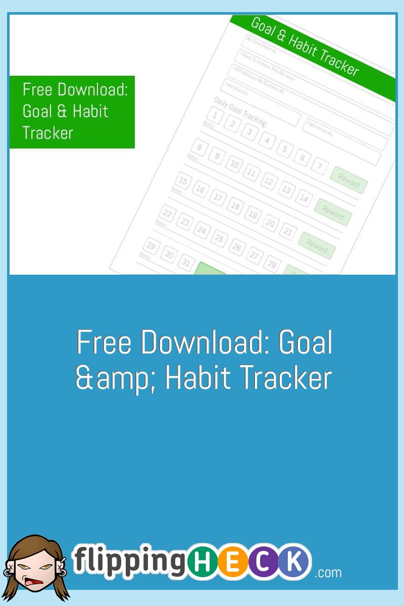 Free Download: Goal & Habit Tracker