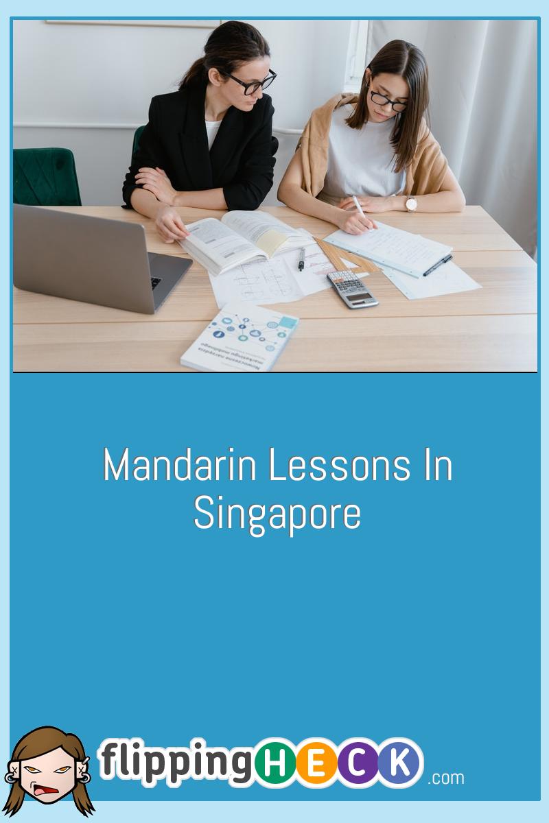 Mandarin Lessons In Singapore