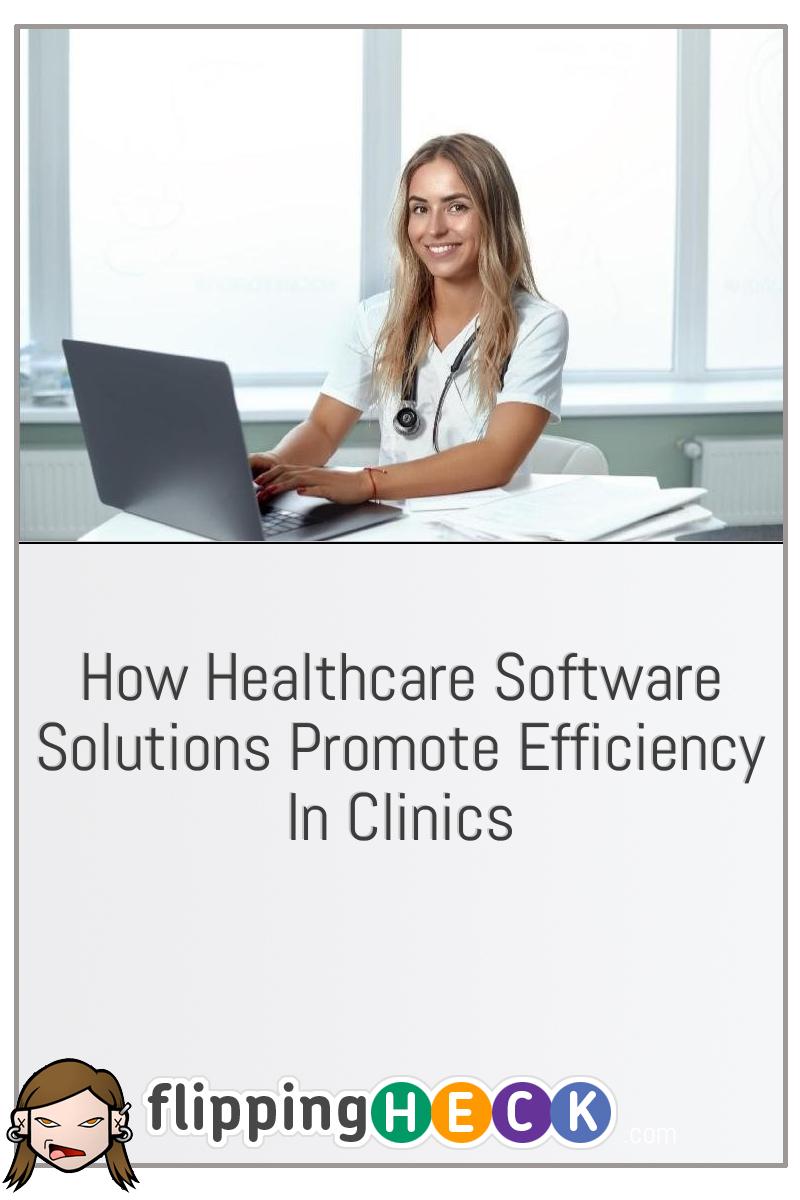 How Healthcare Software Solutions Promote Efficiency In Clinics