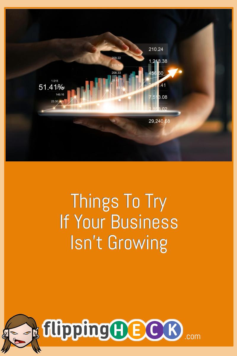 Things To Try If Your Business Isn’t Growing