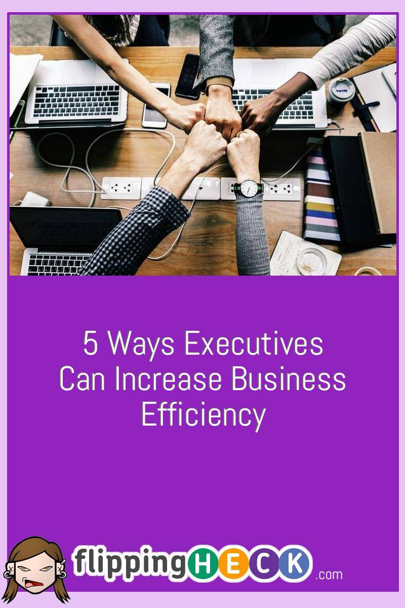 5 Ways Executives Can Increase Business Efficiency