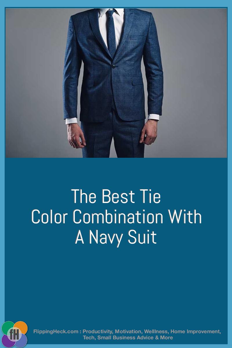 The Best Tie Color Combination With A Navy Suit