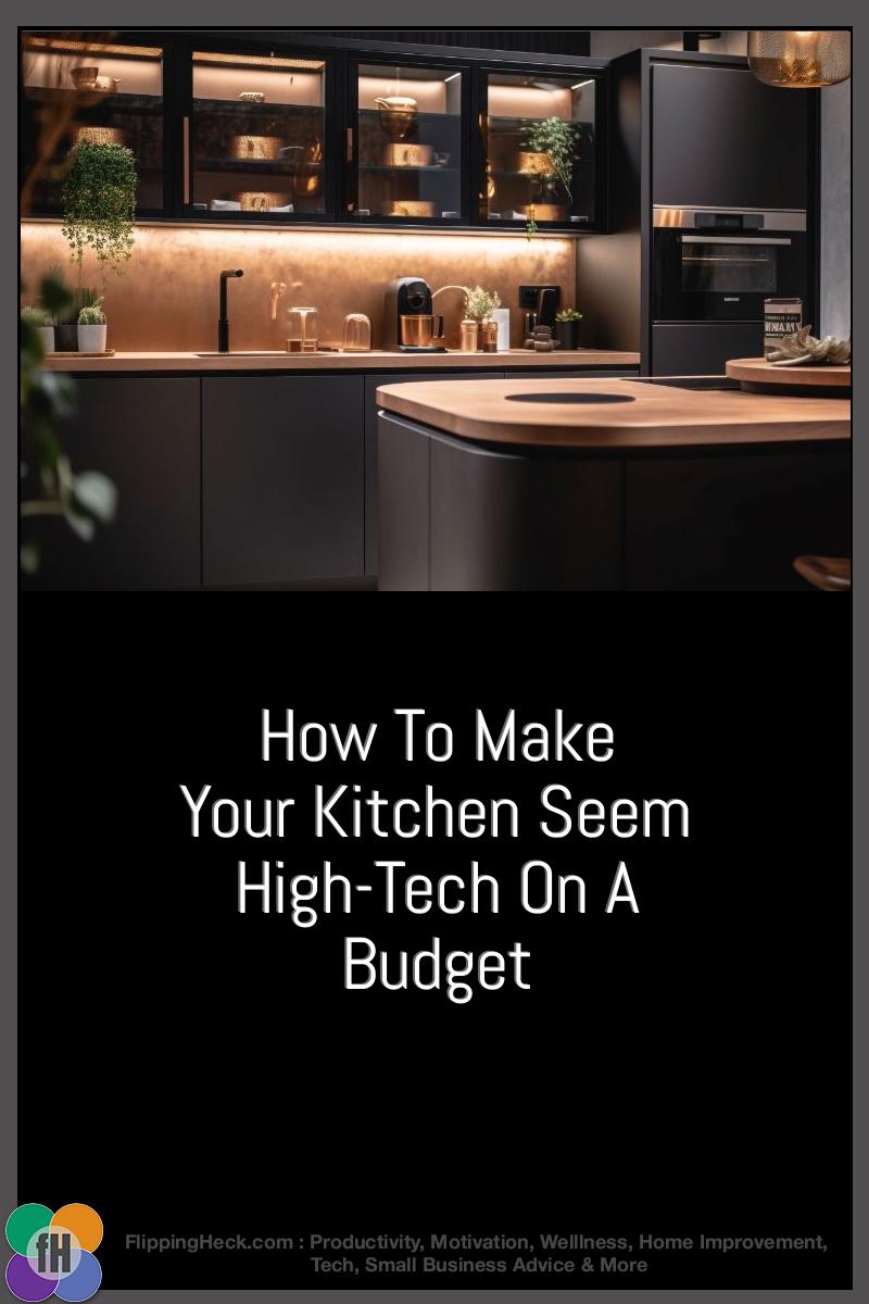 How To Make Your Kitchen Seem High-Tech On A Budget